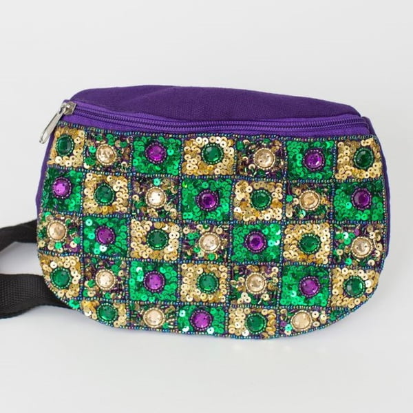 Mardi Gras Sequin Fanny Pack