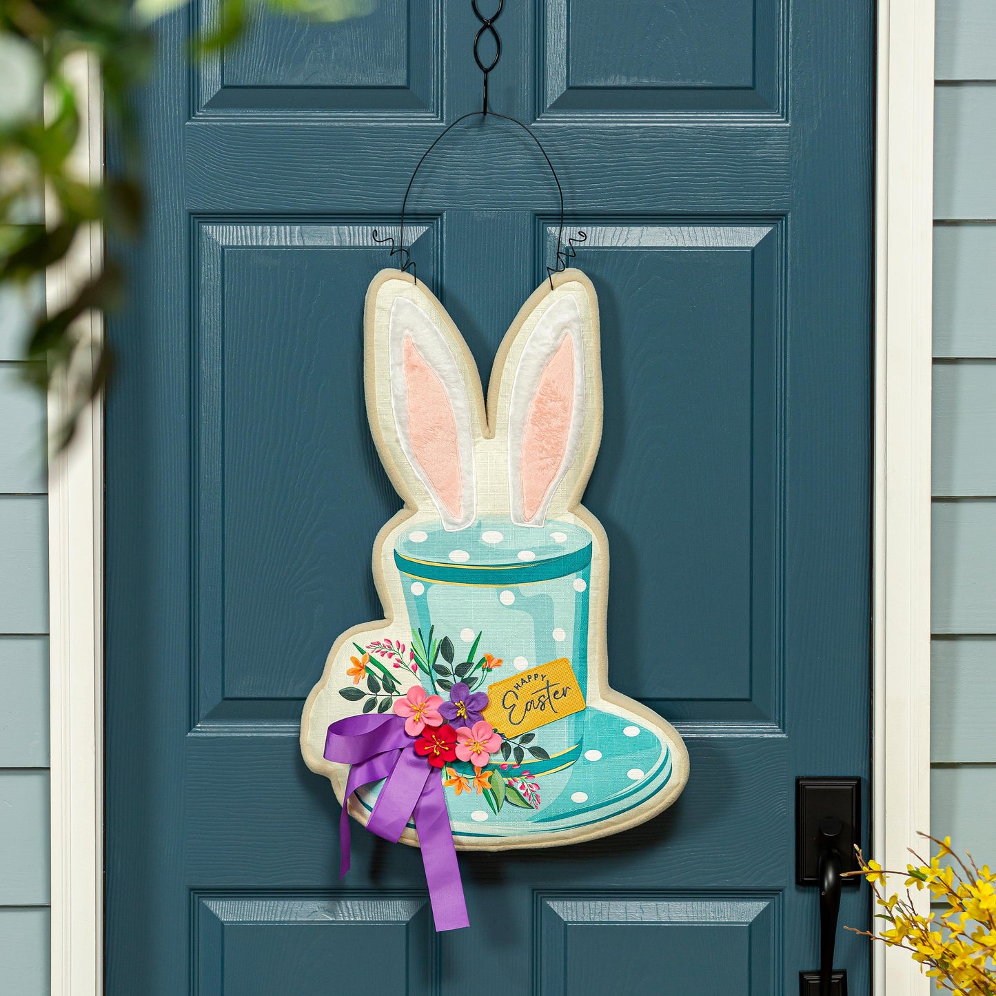 Easter Floral Hat Soft Door Hanger