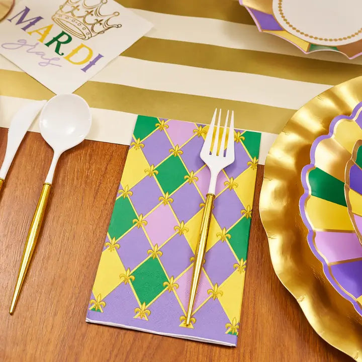 Mardi Gras Harlequin Guest Towel