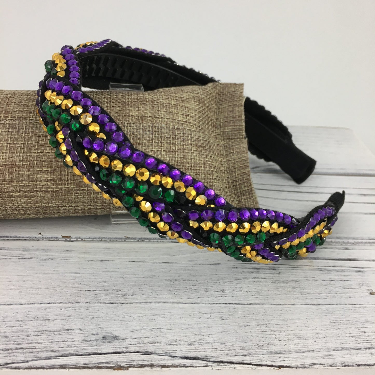 Mardi Gras Jeweled Headband