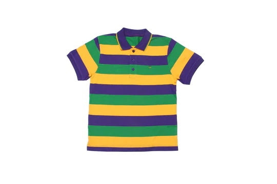 Mardi Gras Youth Rugby Shirt