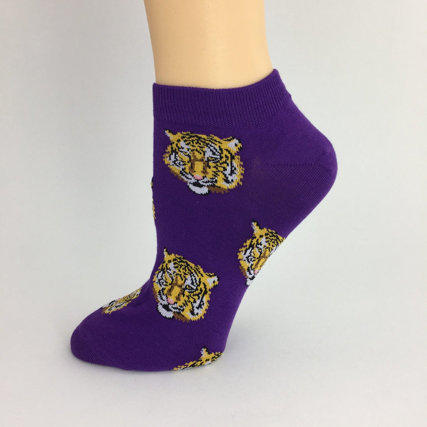 Tiger Heads Ankle Socks