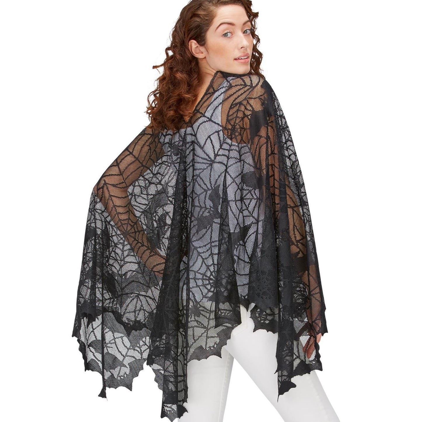 Spider Web & Bat Poncho