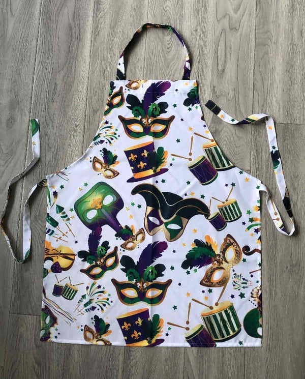 All Things Mardi Gras Apron