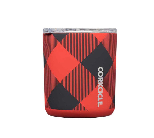 Corkcicle 12oz Buzz Cup Buffalo Plaid