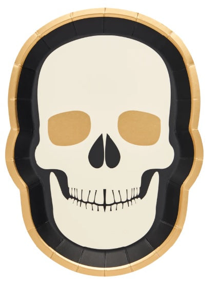 Spooky Skull Salad Plate