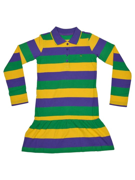 Mardi Gras Rugby Youth Dress