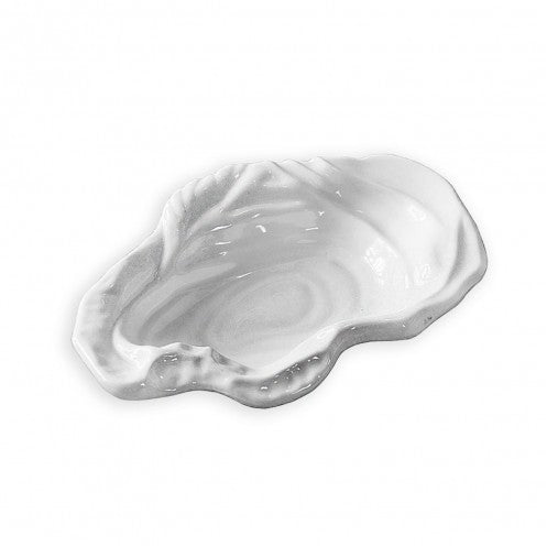 Sm White Oyster Bowl