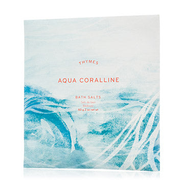 Aqua Coralline Bath Salts Envelope