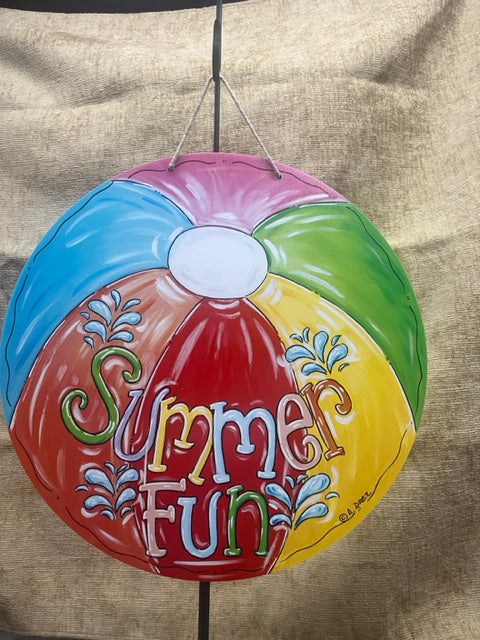 Beach Ball Door Hanger