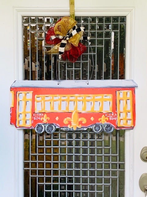 New Orleans Streetcar Door Hanger