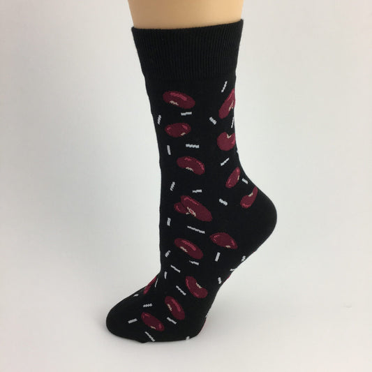 Red Beans Crew Socks