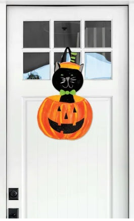 Boo Kitty Door Hanger