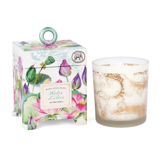 Michel Water Lilies 6.5oz Candle