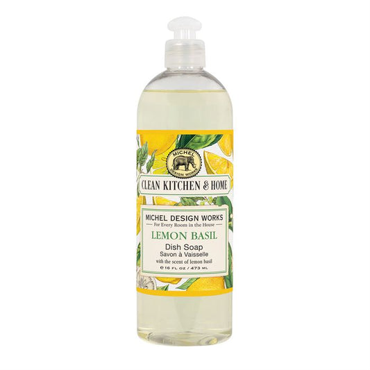 Michel Lemon Basil Dish Soap