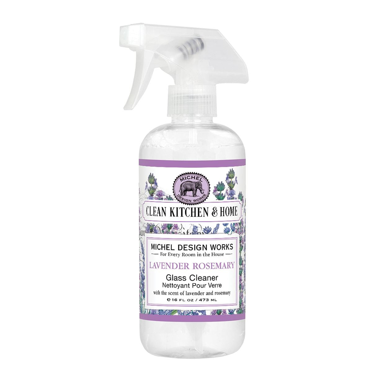 Michel Lavender Rosemary Glass Cleaner