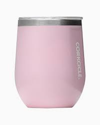 Corkcicle Stemless 12oz Wine Rose Quartz