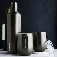 Corkcicle Stemless 12oz Wine Gunmetal